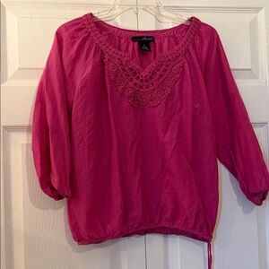 Fuschia Cotton Top